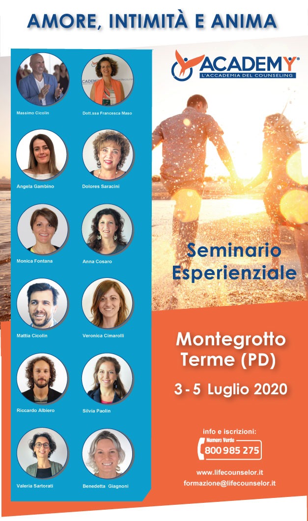 Seminario esperienziale Amore Intimità e Anima - con la collaborazione di Andrea Pavanello